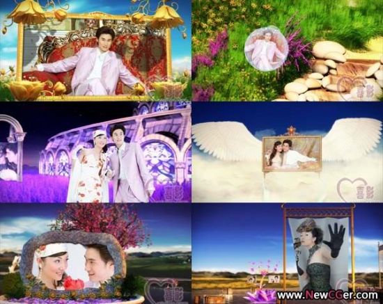 [After Effects] 3D Wedding Album Xiying 5D034 