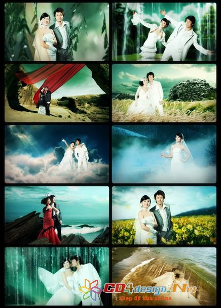 Slide album trình diễn anh - 3D Wedding Album Vol.01