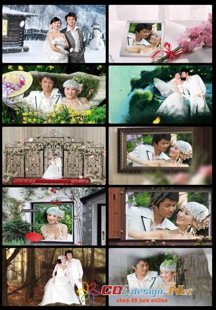Slide album trình diễn anh - 3D Wedding Album Vol.01