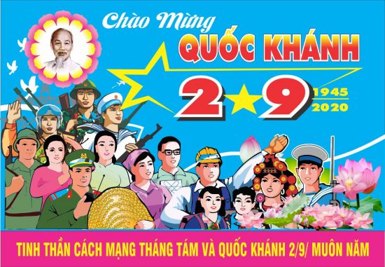 Pano Cổ Động Chào Mừng 75 Năm Quốc Khánh 2-9 Vector Corel CDR #02