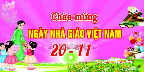Free Download Background Market Phông Kỷ Niệm Ngày Nhà Giáo Việt Nam 20/11