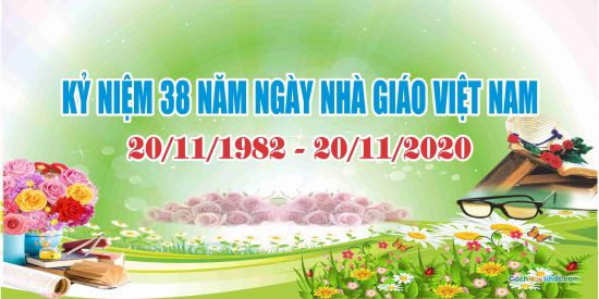 Chia sẻ mẫu phông market chào mừng ngày nhà giáo Việt Nam 20//11 file CorelDraw