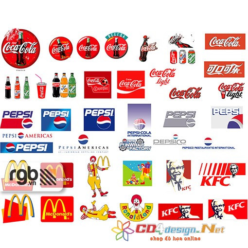  Famous Logos Brands Vectors-Logo Của Những Thương Hiệu Nổi Tiếng
