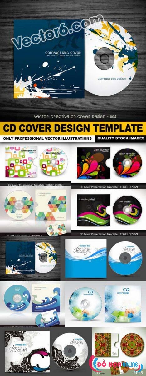 Vector cd đia cực đẹp | eps  thiết kế mặt đĩa CD, VCD, DVD