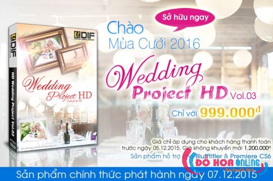 Mẫu HD wedding project Vol 3 Premiere